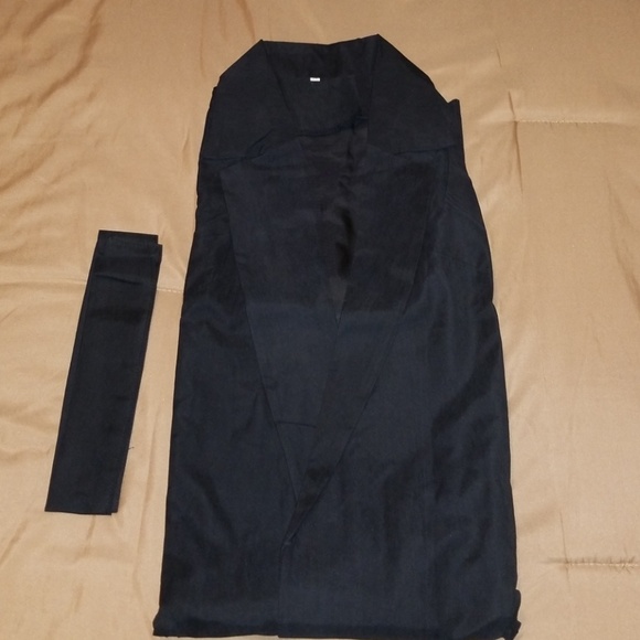 🆕️Black lapel waterfall long vest - Picture 2 of 3